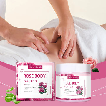 West Month Rose Body Butter Cream