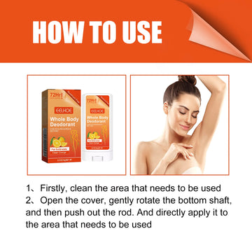Body Deodorant Stick 72h Anti Sweating