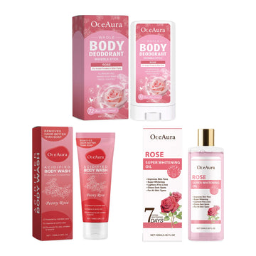 OceAura Rose Fragrance Body Care Series Armpit Deodorant