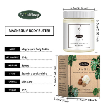 Woodsleep 114g Shea Butter Body Cream
