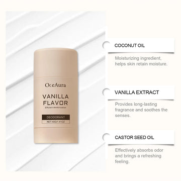40g Oceaura Vanilla Body Deodorant