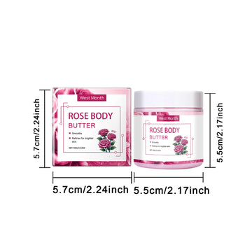 West Month Rose Body Butter Cream