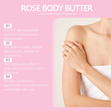 West Month Rose Body Butter Cream