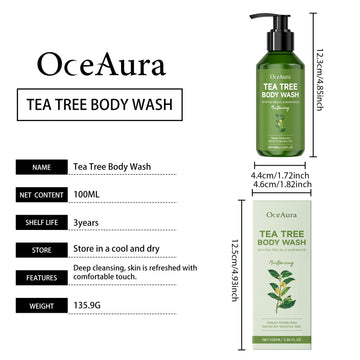 OceAura Tea Tree Cleansing Shower Gel