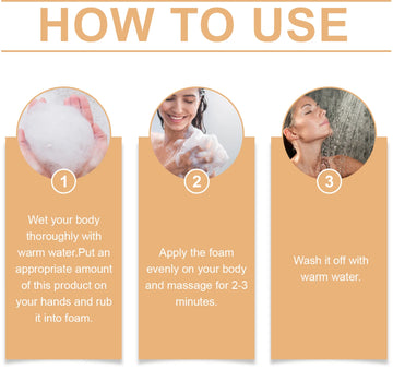 OCEAURA Persimmon Deodorizing Shower Gel